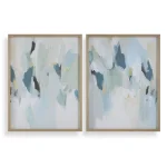 Seabreeze Framed Canvases, S/2
