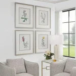 Heirloom Blooms Study Framed Prints, S/4 - Image 4