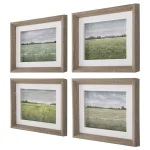 Quiet Meadows Framed Prints, S/4 - Image 4