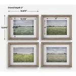 Quiet Meadows Framed Prints, S/4 - Image 7