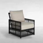 Newport N-dura Resin Wicker Outdoor Woven Lounge Chair - Image 17
