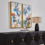 Casual Moments Framed Canvases, S/2 - Image 4