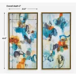 Casual Moments Framed Canvases, S/2 - Image 7