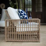 Newport N-dura Resin Wicker Outdoor Woven Recliner - Image 7