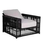 Newport N-dura Resin Wicker Outdoor Woven Recliner - Image 8