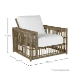 Newport N-dura Resin Wicker Outdoor Woven Recliner - Image 9