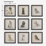 Loyal Companion Framed Prints, S/9 - Image 8