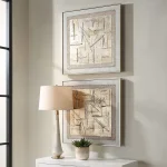 Unpredictable Hand Painted Canvases, S/2 - Image 4