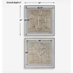 Unpredictable Hand Painted Canvases, S/2 - Image 7