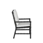 Newport N-dura Resin Wicker Woven Outdoor Arm Chair - Image 6