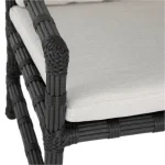 Newport N-dura Resin Wicker Woven Outdoor Arm Chair - Image 8