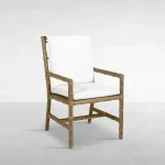 Newport N-dura Resin Wicker Woven Outdoor Arm Chair - Image 9