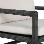 Newport N-dura Resin Wicker Woven Outdoor Arm Chair - Image 16