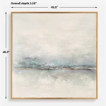Foggy Morning Hand Painted Canvas - Image 8