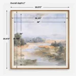 River Afternoon Framed Print - Image 8