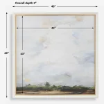 Whispering Cloudscapes Framed Print - Image 8
