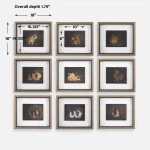 Resting Bunny Framed Prints, S/9 - Image 8