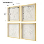 Fourfold Framed Prints, S/4 - Image 8