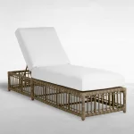 Newport N-dura Resin Wicker Outdoor Reclining Chaise Lounge - Image 6