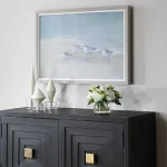 Tranquil Shorebirds On The Sand Framed Print - Image 4