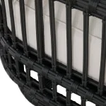 Newport N-dura Resin Wicker Outdoor Woven Barrel Swivel Chair - Image 7