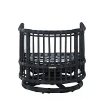 Newport N-dura Resin Wicker Outdoor Woven Barrel Swivel Chair - Image 11