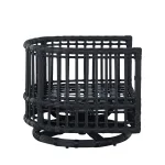 Newport N-dura Resin Wicker Outdoor Woven Barrel Swivel Chair - Image 13