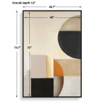 Western Hemisphere Hand Painted Canvas - Image 8