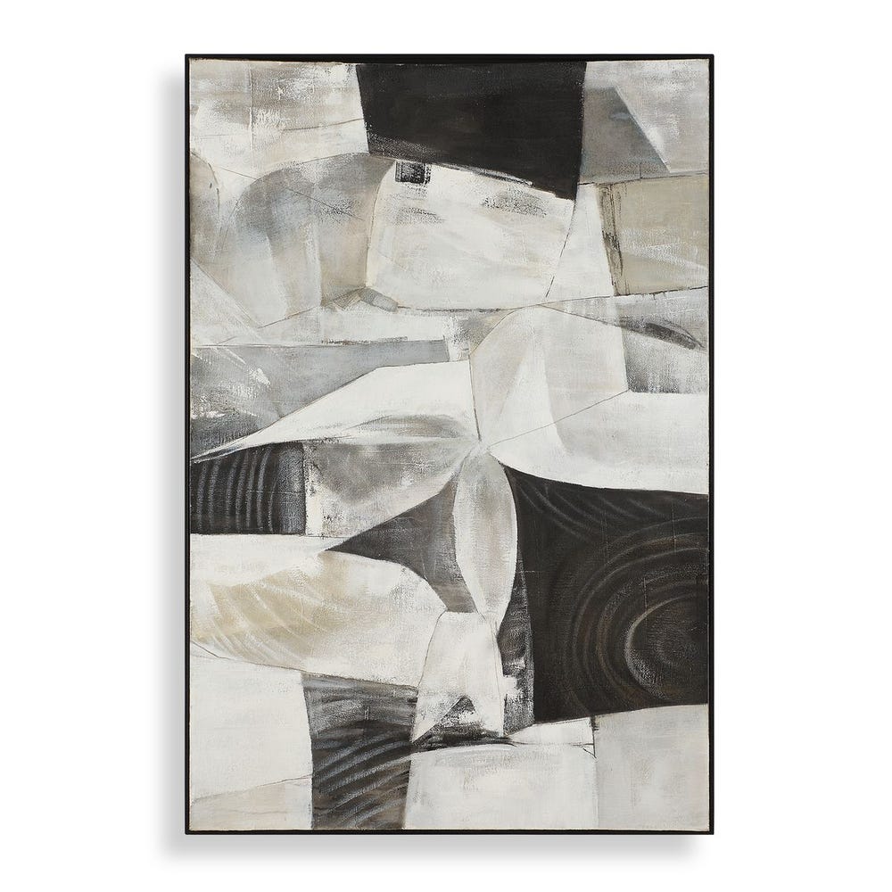 Folding Time Framed Canvas