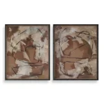 Rush & Dash Framed Prints, S/2