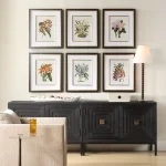 Orchid Botanical Framed Prints, S/6 - Image 3