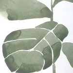 Fiddle Head Leaf Framed Prints, S/4 - Image 6