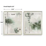 Custom Lilypond Dream Framed Prints, S/2 - Image 8