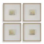 Now & Then Hand Painted Canvases, S/4