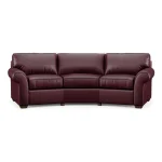Vail Leather Conversation Sofa - Image 4