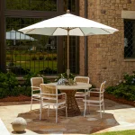 Bordeaux Wrought Aluminum Outdoor Arm Chair