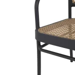 Bordeaux Wrought Aluminum Outdoor Arm Chair - Image 4