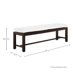 Club Wrought Aluminum Outdoor Backless Bench 60 In. - Image 18