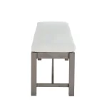 Club Wrought Aluminum Outdoor Backless Bench 60 In. - Image 15