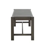 Club Wrought Aluminum Outdoor Backless Bench 60 In. - Image 3