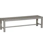 Club Wrought Aluminum Outdoor Backless Bench 60 In. - Image 5