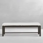 Club Wrought Aluminum Outdoor Backless Bench 60 In. - Image 4