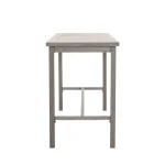 Club Aluminum Rectangle Outdoor Bar Table - Image 13