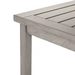Club Aluminum Rectangle Outdoor Bar Table - Image 7
