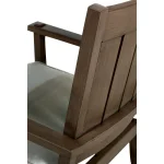 Croquet Wrought Aluminum Outdoor Arm Chair - Image 7
