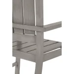 Croquet Wrought Aluminum Outdoor Arm Chair - Image 13