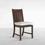 Club Croquet Wrought Aluminum Outdoor Side Chair - Image 15