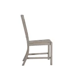 Club Croquet Wrought Aluminum Outdoor Side Chair - Image 12