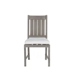 Club Croquet Wrought Aluminum Outdoor Side Chair - Image 4