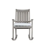 Club Wrought Aluminum Outdoor Slatted Rocker - Image 3